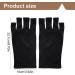 UCUNJIA 2 Pairs of Anti-UV Nail Gloves Fingerless Gloves for Women Anti-UV Gloves Manicure Gloves for Women Professional Anti-UV Manicure Gloves - Buy Online on GoSupps.com