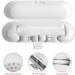 Portable Electric Toothbrush Case - Travel Bag for 3-Piece Toothbrush Set | Black White Pink | Ideal for Camping & School - Buy Online on GoSupps.com