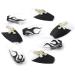 Coffin False Nails Flame Cross Fake Nails Press on Nails Ballerina Acrylic Full Cover Stick on Nails 24pcs for Women and Girls (Color : Black Size : 24 Count (Pack of 1)) 1 count (Pack of 1) Black - Buy Online on GoSupps.com