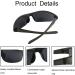 Hyyiyun 3 Pairs Bifocal Reading Sunglasses 2.0x for Men and Women - Wrap Around Outdoor Reader Glasses in Black, Grey, and Tortoise - Buy Online on GoSupps.com