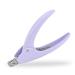 Dr.nail Acrylic Nail Cutter False Nails Clipper Adjustable Fake Nail Clippers Nail Tip Trimmer for Artificial Nail Art Manicure Tools Clip Tool (Light Purple)