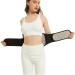 XWSM Double compression of self -heating lumbar support belt Back support Magnetic heating therapy Back bandage for men and women waist support belts (color: black size: l/large) L/Large black
