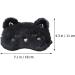 2pcs Cute Black Cat Sleeping Masks for Kids, Girls, and Women | Soft Plush Eye Mask Blindfold Cover | Ideal Eyeshade for Teens Girls - Buy Online on GoSupps.com
