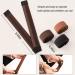 3-Piece Women's Hair Bun Maker Set - Ballerina Bun Shaper for Kids - French Donut Hair Fold Wrap Snap - (Light Brown, Brown, Black) - Buy Online on GoSupps.com
