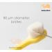 Smiling Whale Extra Soft Nano Toothbrush for Toddlers & Children - Gentle Micro Bristles, Tongue Cleaner - Yellow - Buy Online on GoSupps.com