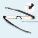 GHARAZ Foldable Mini Reading Glasses for Men & Women - Portable Presbyopia Glasses (2.0+) - Stylish Black Design - Buy Online on GoSupps.com