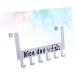 STOBAZA Coat Hook Over Door Clothes Hanger Rack Over Door Hanger Over Door Organizer Coat Rack Nail Hang Clothes Door Hook medium White - Buy Online on GoSupps.com