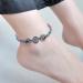 TTTRV Magnetic Slim Hematite Foot Chain | Magnetic Therapy Ankle Bracelet for Weight Loss & Pain Relief in Arthritis (2PCs) - Buy Online on GoSupps.com