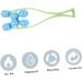 FRCOLOR 2 Pi ces Rouleau De Massage Du Visage Masseur De Modelage Du Visage Masseur De Rouleau Facial lastique Outils De Massage Du Visage Pour Les Soins De La Peau Outils De Soins De La - Buy Online on GoSupps.com