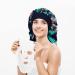 3 Pack Extra Large Long Silky Sleep Bonnet for Curly Hair, Dreadlock, and Braids - Satin Night Caps for Women - Buy Online on GoSupps.com