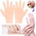 Lovehomily Anti-Slip Hands Peeling Gloves Preventing Dryness Hands Protective Gloves Hand Care Tools Silicone Moisturizing Gloves (Light Yellow) - Buy Online on GoSupps.com