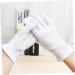 JECOMPRIS 36 Pairs Cotton Gloves Moisturizing Gloves Lab Gloves Hair Salon Gloves Hair Dye Gloves Food Handling Glove Dustproof Gloves Hair Dyeing Gloves Coin Gloves Cotton Hand Gloves White - Buy Online on GoSupps.com
