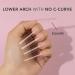 Kiara Sky Professional Non C Curve XXL Nail Tips - Clear Square - International Shipping Available - Buy Online on GoSupps.com