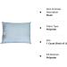 McKesson Reusable Bed Pillow with Stain-Resistant Vinyl Cover - Blue - 19 x 25 - 1 Count - Buy Online on GoSupps.com