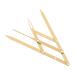R gle Sourcils en Acier Inoxydable Dor Deuxi me G n ration Outil de Mesure Trois Points de Positionnement L g re et Pr cise pour Maquillage Permanent et Microblading