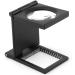 10x28mm Zinc Alloy Linen Test Three Folding 10X Magnifier Magnifying Glass with Scale for Textile Jewelry Collection Repair - Buy Online on GoSupps.com