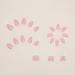 Justotry 24 Pcs Stiletto False Nails Short White French Press on Nails with Nail Glue - Trendy Almond Stick on Nails for Women - Buy Online on GoSupps.com