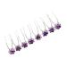 Frcolor 20pcs Wedding Bridal Rhinestone Hairpins | Beautiful Purple Crystal Flower Hair Accessories - Buy Online on GoSupps.com