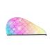 Fish Scale Microfiber Hair Towel Soft Super Absorbent Hair Towel Wrap for Women Coral Velvet Quick Dry Hair Cap for Long Curly Short and Thick Hair - Fish Scale One Size