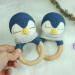 Buy Yuanshenortey Baby Wooden Teether Ring & Crochet Rattle | Safe Infant Chewing & Teething Toy - Shop Worldwide - Buy Online on GoSupps.com