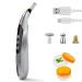 Acupuncture Pen Electronic Accupressure Pen, USB Rechargeable Pain Relief Electric Meridians Energy Pen Massager Pen Pain Relief Massage Tool with 3 Massage Heads & 2 Massage Gel