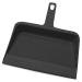 Genuine Joe GJO02406 12-inch Heavy-Duty Plastic Dust Pan - Black | Durable Cleaning Tool - Buy Online on GoSupps.com