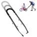 Laiba Children Bike Training Handle Bicycle Accessories for Kids, Bike Balance Push Bar for Kids, Safety Trainer Handle for Toddler Bike Black