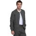 Cherokee Men's Workwear Revolution Snap Front Scrubs Jacket - Pewter, Size Medium - Buy Online on GoSupps.com