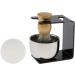 Beard Brush Stand Shaving Soap Bowl Set - 4-Piece Grooming Kit | Hair Brush Stand & Soap Dish - Perfect for Men - Buy Online on GoSupps.com