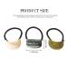 Brinie Acrylic Cuff Hair Ties Elastics Ponytail Holders Hair Bands Oval Hair Scrunchies - Pack of 3 - Buy Online on GoSupps.com