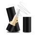 kaiyaya 2 pieces eyeliner waterproof matte quickdrying matte eyeliner pen gel black drying and smudgeproof kajal marker pencil for daily longlasting eye makeup silver