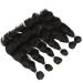 Synthetic Hair Ombre Bundles - 12 Inch Loose Wave Weave for Women - 1B Color - Buy Online on GoSupps.com