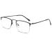 Lanomi photochrome reading glasses sunglasses blue light filter women men titanium half -frame lightweight outdoor reading aid uv400 protection glasses blue light filter glasses black 3.0 dioptria