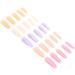 Press On Nails Fake Nails Set Ballerina False Gel Nails Art Tips False Nails Pure Color Full Cover Nail Tip False Nail Tip Fake Fingernails for Women Girls Kids DIY Nail (06) - Buy Online on GoSupps.com