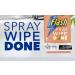 Flash Sparkling Kitchen Spray Wipe&Done 800ml Cuts Grease & Grime Bright Mandarin Scent + Cleaning Cloth + Gift for You: Organza Small Bag - Buy Online on GoSupps.com