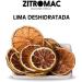 ZITROMAC Dehydrated lime for cocktails Dry fruits without sugar for cocktails decoration confectionery Christmas Drinks Dried lime slice natural 100 no additives just fruit Small jar 60 gr Small jar - Buy Online on GoSupps.com