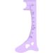 Eyebrow Template | Eye Brow Stencils for Women Quick Eye Makeup Tool Eyebrow Shaping Aid Brow Measuring Tool for Perfect Eye Liner & Lip Lines Purple - Buy Online on GoSupps.com