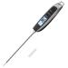 Doqaus meat thermometer grill thermometer roast thermometer kitchen thermometer digital thermometer with 3s immediately read out for kitchen cooking grill BBQ silver