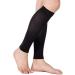 TOFLY Calf Compression Sleeve 20-30mmHg for Men & Women 1 Pair, Footless Compression Socks for Leg Support, Pain Relief, Swelling, Varicose Veins - Plus Size S-5XL Black - Buy Online on GoSupps.com