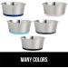 Gorilla Grip Stainless Steel Dog Bowl Set of 2 - Heavy Duty, Rust Resistant, BPA Free - Non-Slip Rubber Base - Quiet Pet Bowls for Cats and Dogs - 3 Cup Gray - Buy Online on GoSupps.com