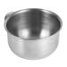 Noennull Razor shell Shaving soap peel stainless steel metal shaving soap cup cup of razor cleaning foam Tool for man razor cups