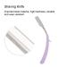 Classic Purple Razor - Retro Manual Shaving Knife for Men | Foldable Barber Razor for Hair & Beard - Buy Online on GoSupps.com