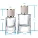 Z nitude Glassworks 50ml Vertical Stripes Empty Glass Perfume Spray Bottle White/Gold Cap 50 ml - Buy Online on GoSupps.com