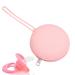 Buy Portable Waterproof Silicone Pacifier Holder | Cute Pink Storage Bag with Zipper - International Shipping Available - Buy Online on GoSupps.com