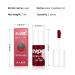 BINGBRUSH 4Pcs Bright Vivid Color Lip Tint Set - Long-wear Non-sticky Lightweight Stains - Liquid Lipstick Rouge Lip Gloss Gift Set - Buy Online on GoSupps.com