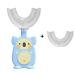 U-Shape Children's Toothbrush - Food-Grade Silicone BPA Free Extra Gentle - Hygienic for Kids (Ages 2-8) | DGN Toys Blue - Buy Online on GoSupps.com