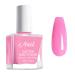 Pink Nail Polish - Barbie Pink Nail Varnish - Neon Hot Pink Nail Polish - Bright Pink Quick Dry Nail Polish - Water Based Formula Long Lasting Nail Polish for Nail Art DIY at Home