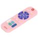 Baby Controlled Teething Toy TV Control Educational Cartoon Texture Silicone Skill Developing Outdoor (Pink)