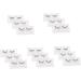 Abaodam 15 Pairs Sequin False Eyelashes Color Lashes Lashes with Fake Lashes Natural Colored Lashes Cosplay Lashes Pride Makeup Lashes with Color Lashs Heart Extend Imitation Miss - Buy Online on GoSupps.com