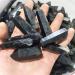 100g Rough Natural raw Gemstone Black Tourmaline Point Crystal Tumbled Wand for Natural Luster - Buy Online on GoSupps.com